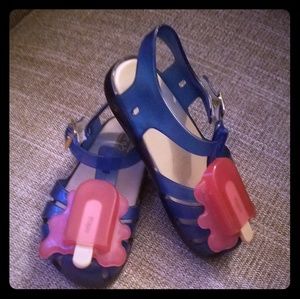 Mini Melissa popsicle sandals 😍